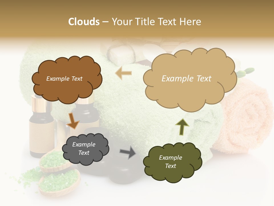 Wooden Salon Stones PowerPoint Template