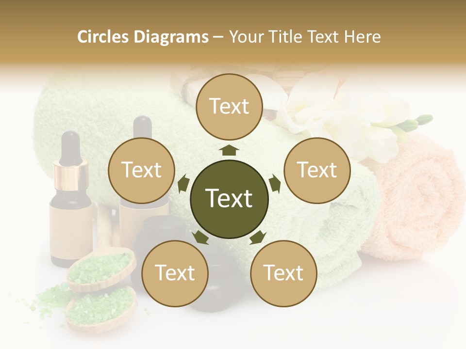 Wooden Salon Stones PowerPoint Template