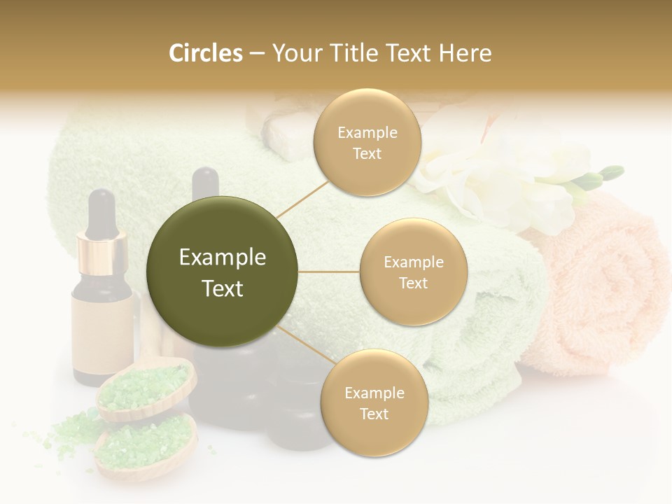 Wooden Salon Stones PowerPoint Template