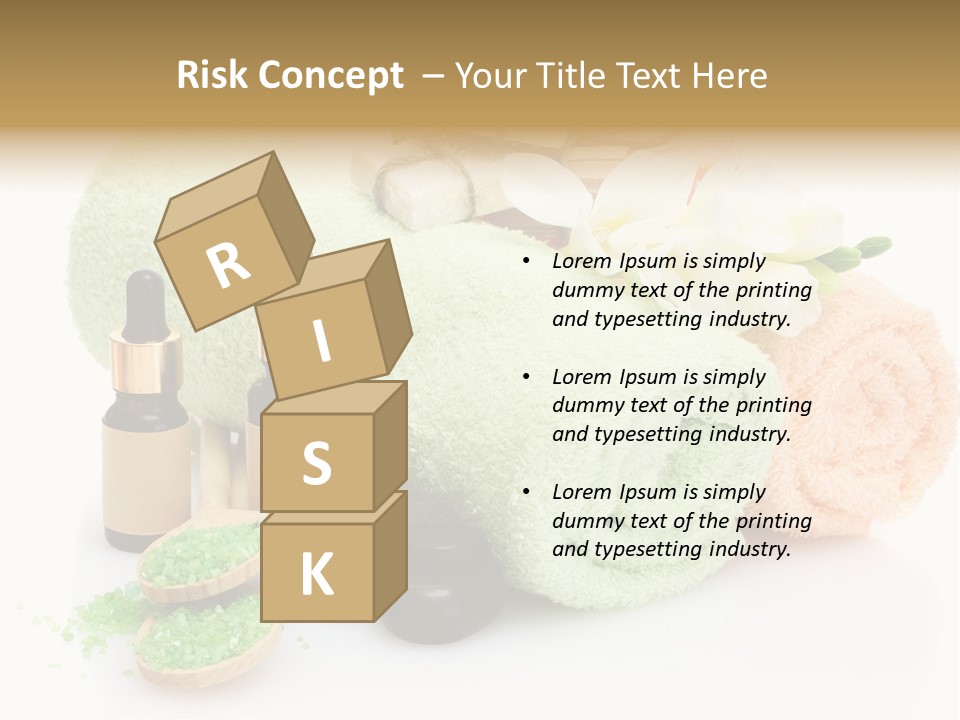 Wooden Salon Stones PowerPoint Template