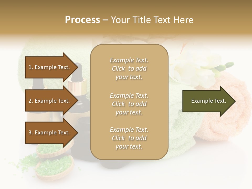 Wooden Salon Stones PowerPoint Template