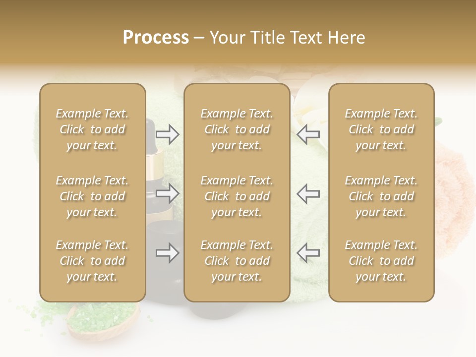 Wooden Salon Stones PowerPoint Template
