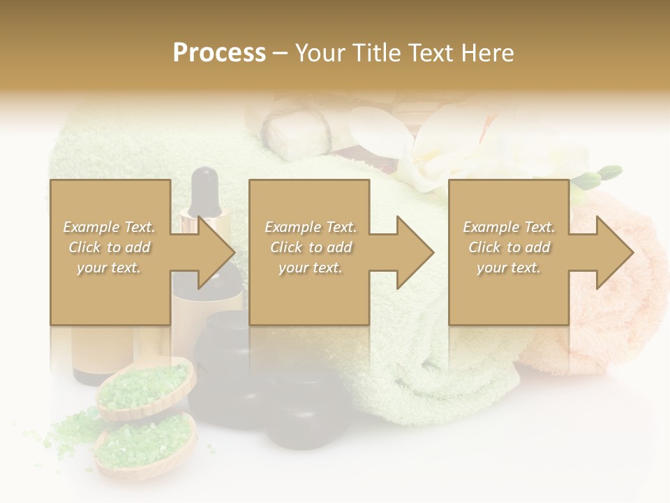 Wooden Salon Stones PowerPoint Template