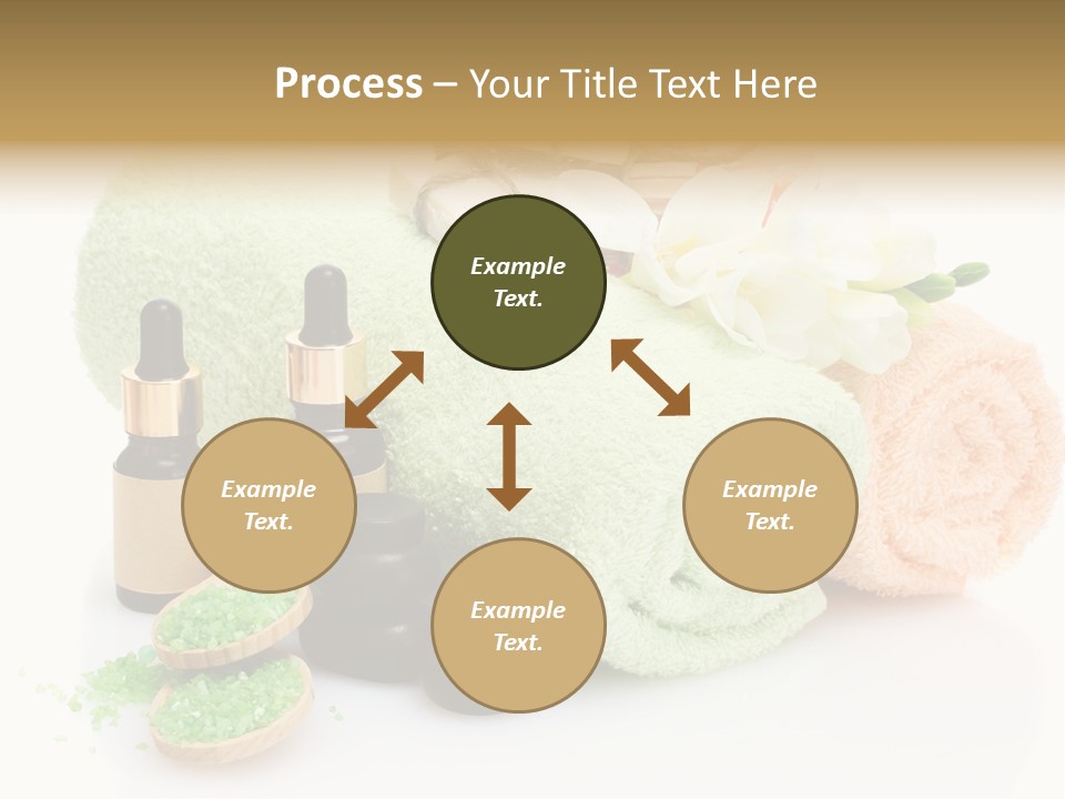 Wooden Salon Stones PowerPoint Template