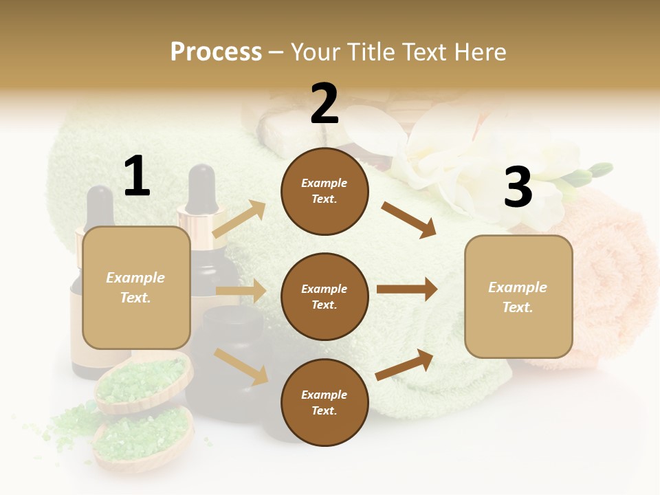 Wooden Salon Stones PowerPoint Template