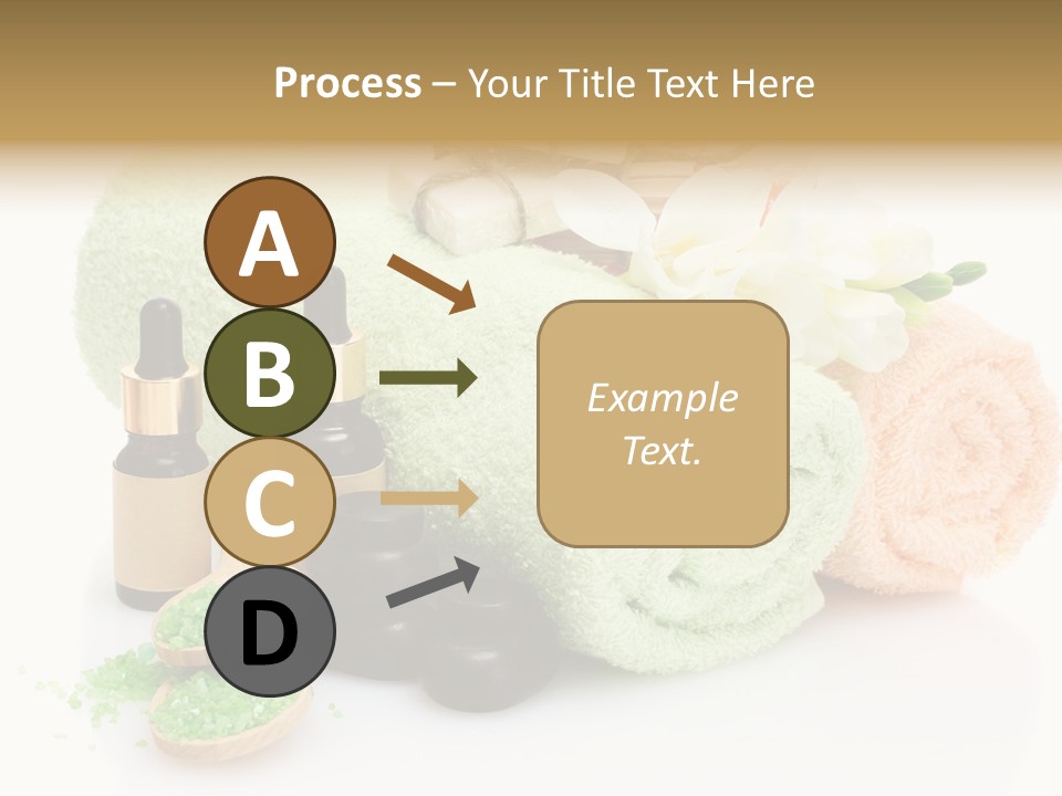 Wooden Salon Stones PowerPoint Template