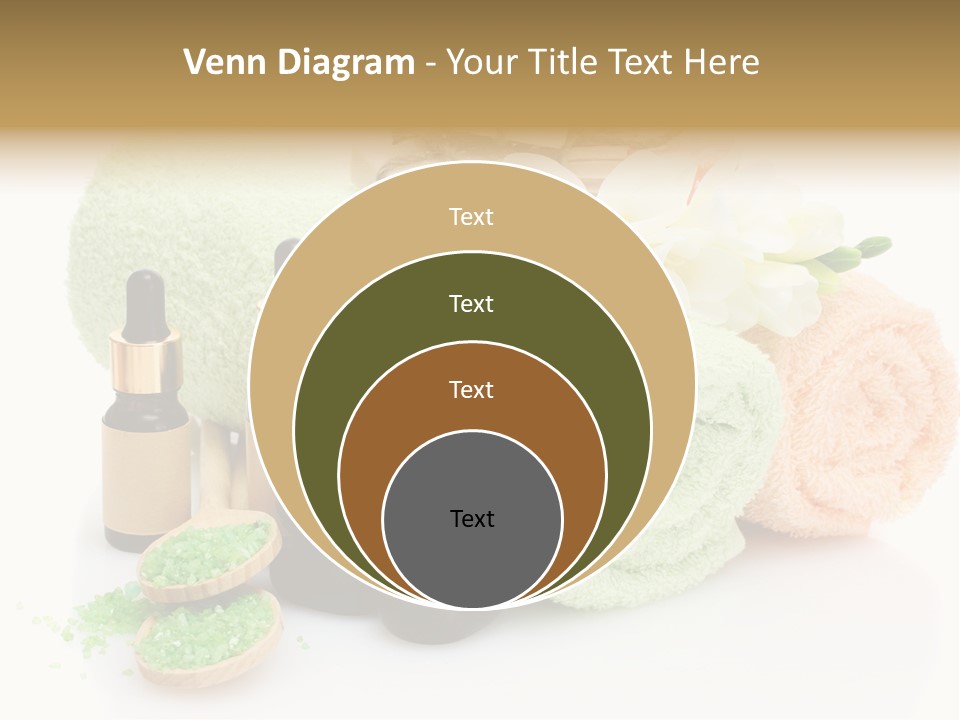 Wooden Salon Stones PowerPoint Template