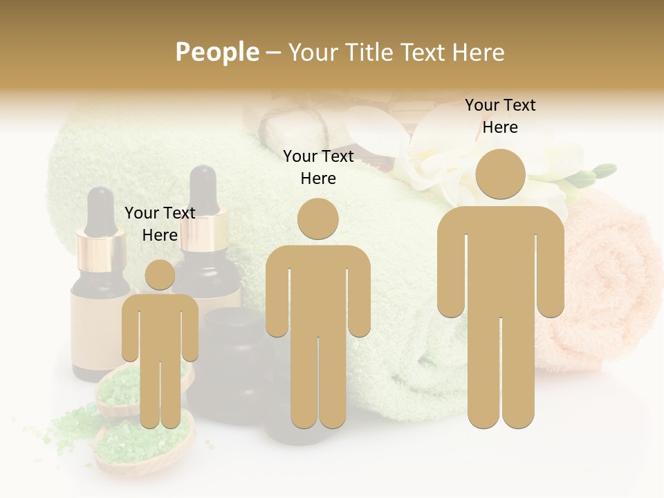 Wooden Salon Stones PowerPoint Template