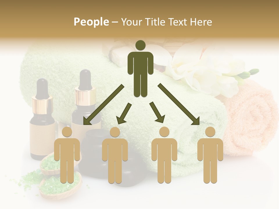 Wooden Salon Stones PowerPoint Template