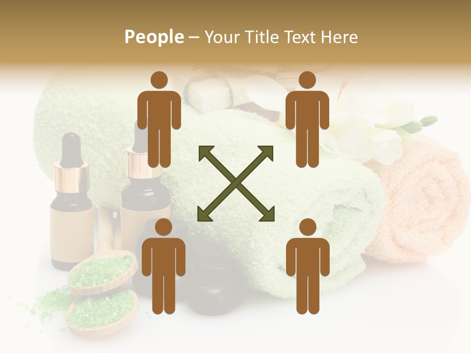 Wooden Salon Stones PowerPoint Template