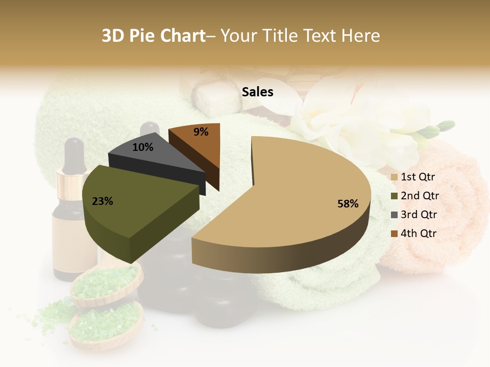 Wooden Salon Stones PowerPoint Template