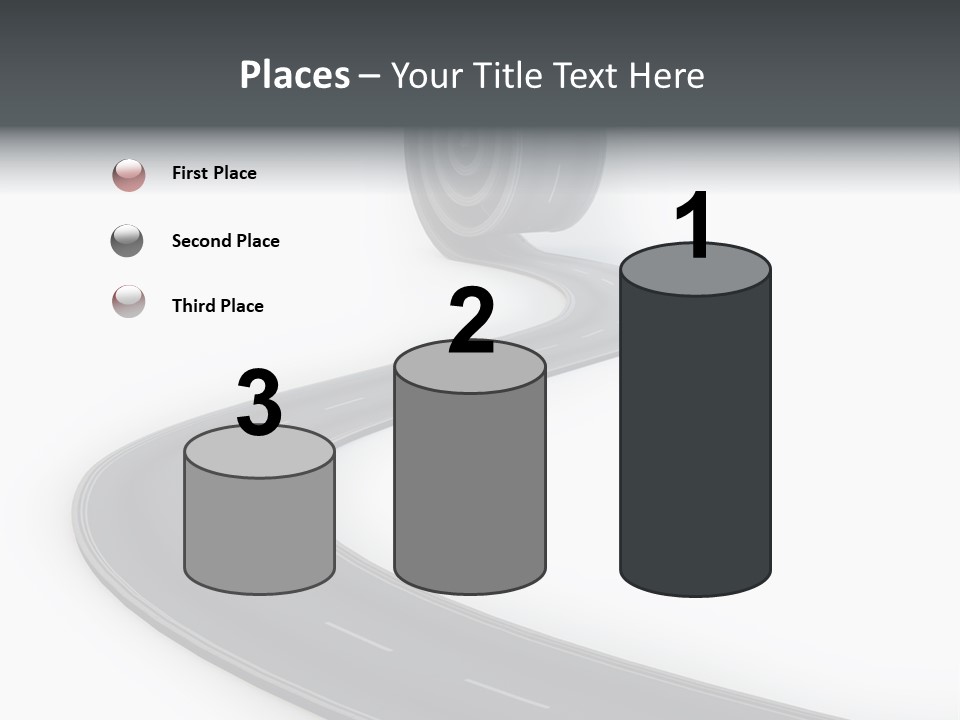 Way Outdoor Path PowerPoint Template