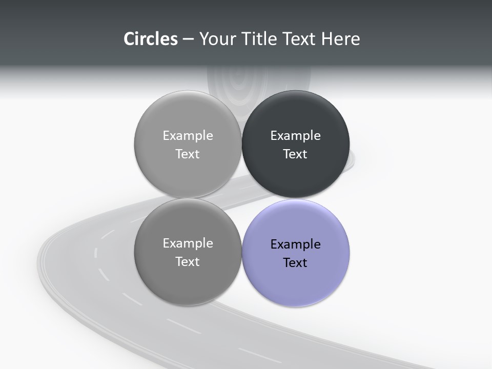 Way Outdoor Path PowerPoint Template