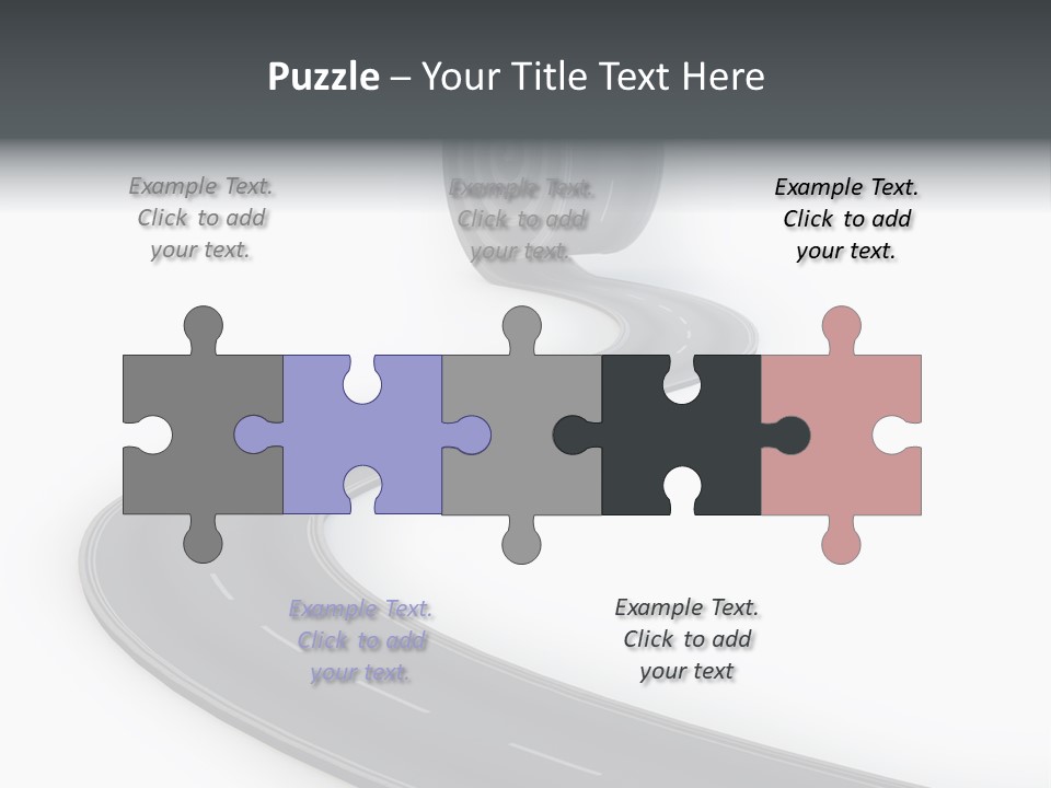 Way Outdoor Path PowerPoint Template