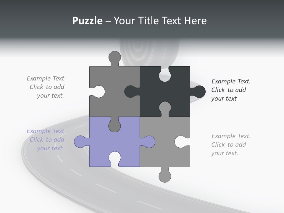 Way Outdoor Path PowerPoint Template