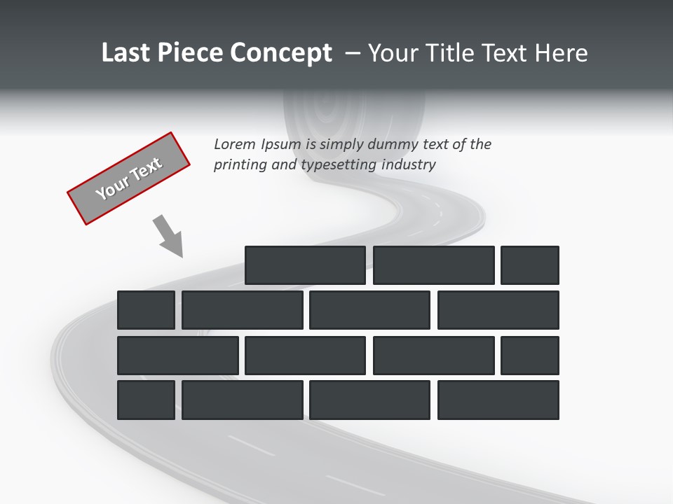 Way Outdoor Path PowerPoint Template