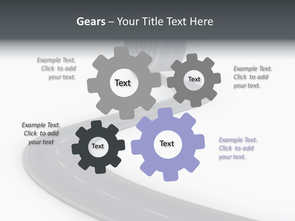Way Outdoor Path PowerPoint Template