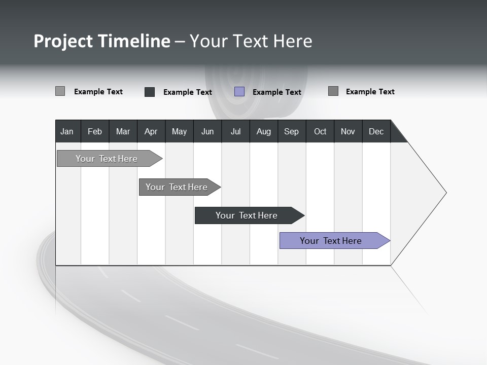 Way Outdoor Path PowerPoint Template