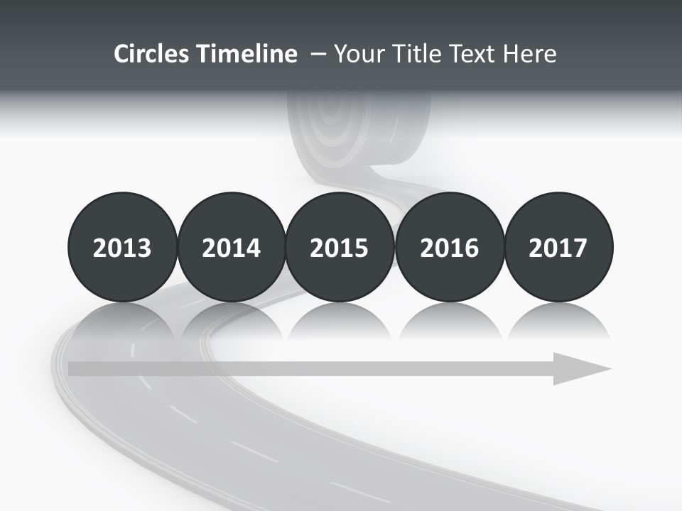 Way Outdoor Path PowerPoint Template