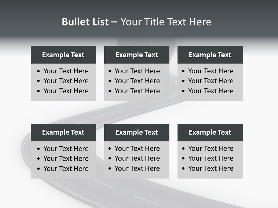Way Outdoor Path PowerPoint Template