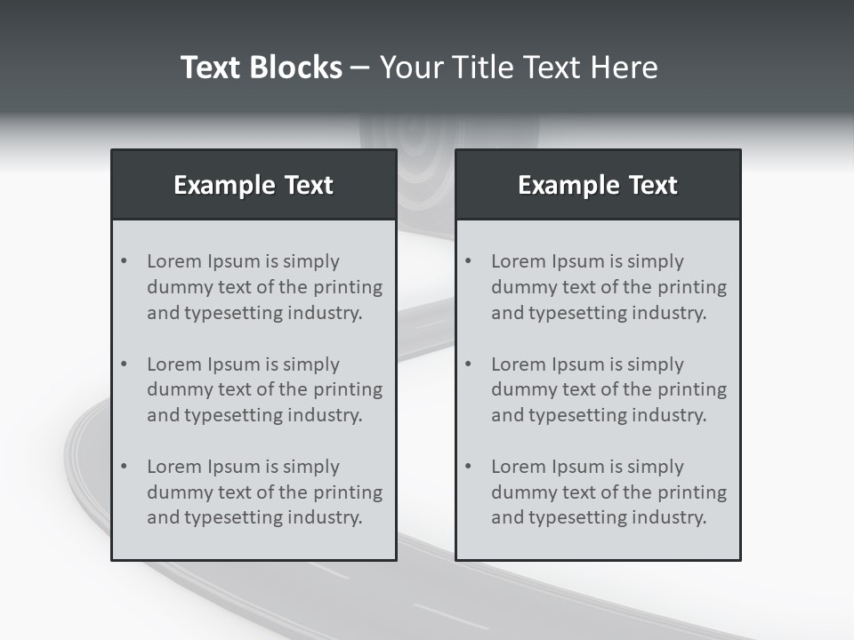 Way Outdoor Path PowerPoint Template