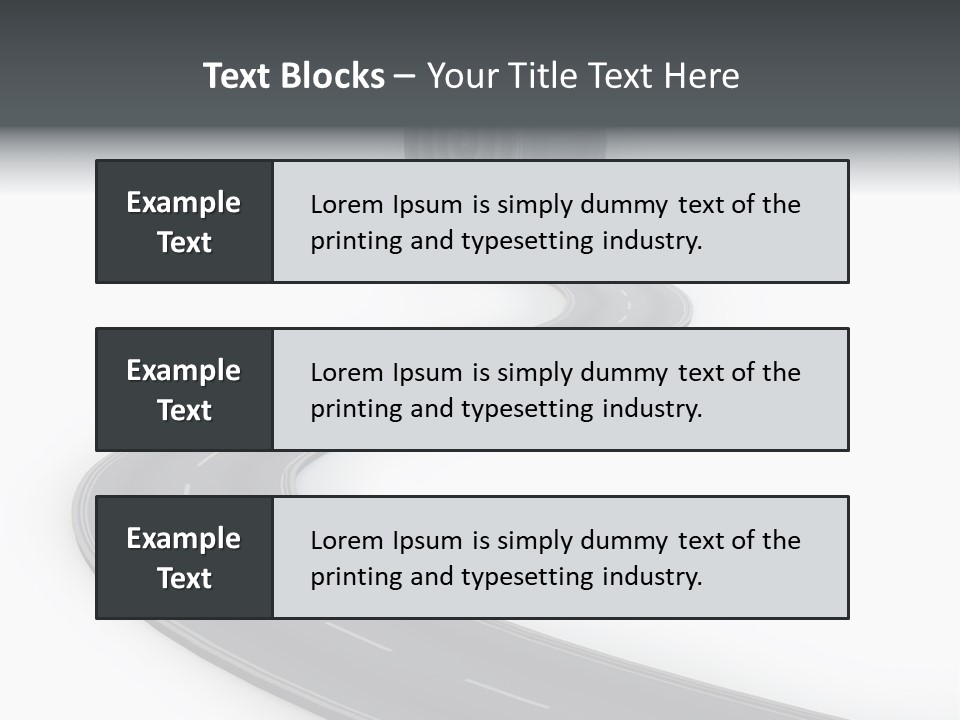 Way Outdoor Path PowerPoint Template