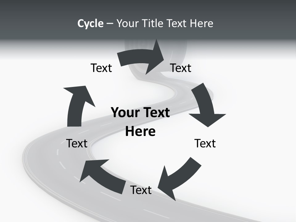 Way Outdoor Path PowerPoint Template