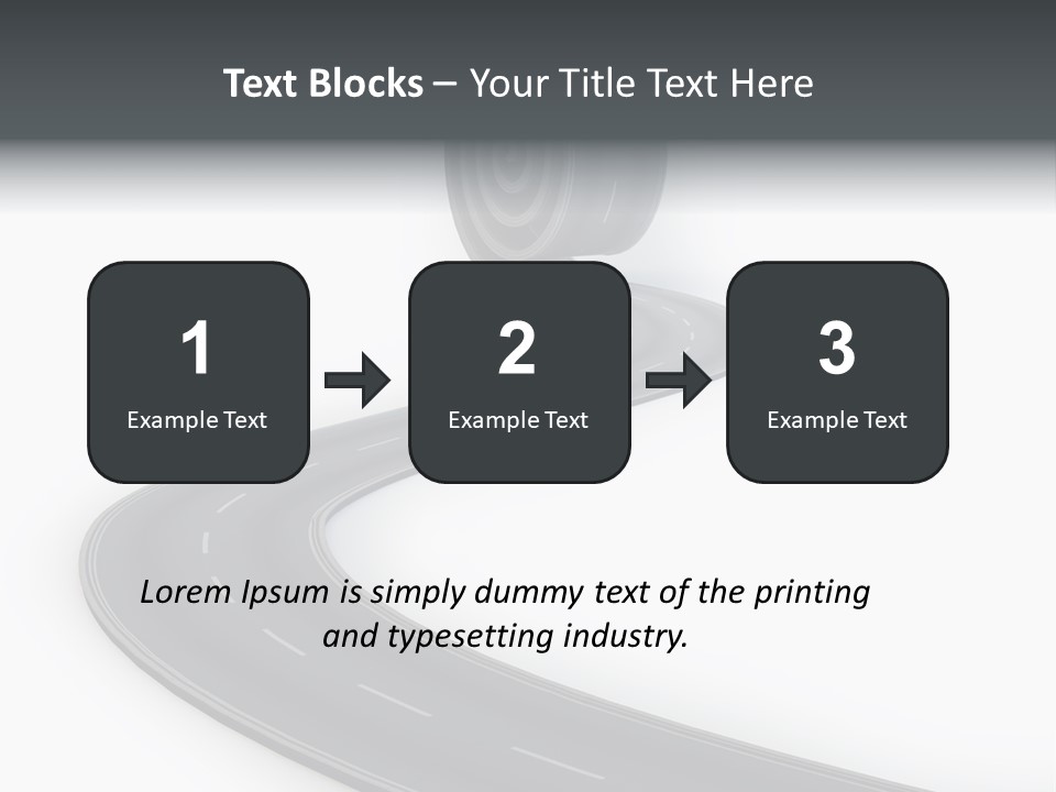 Way Outdoor Path PowerPoint Template