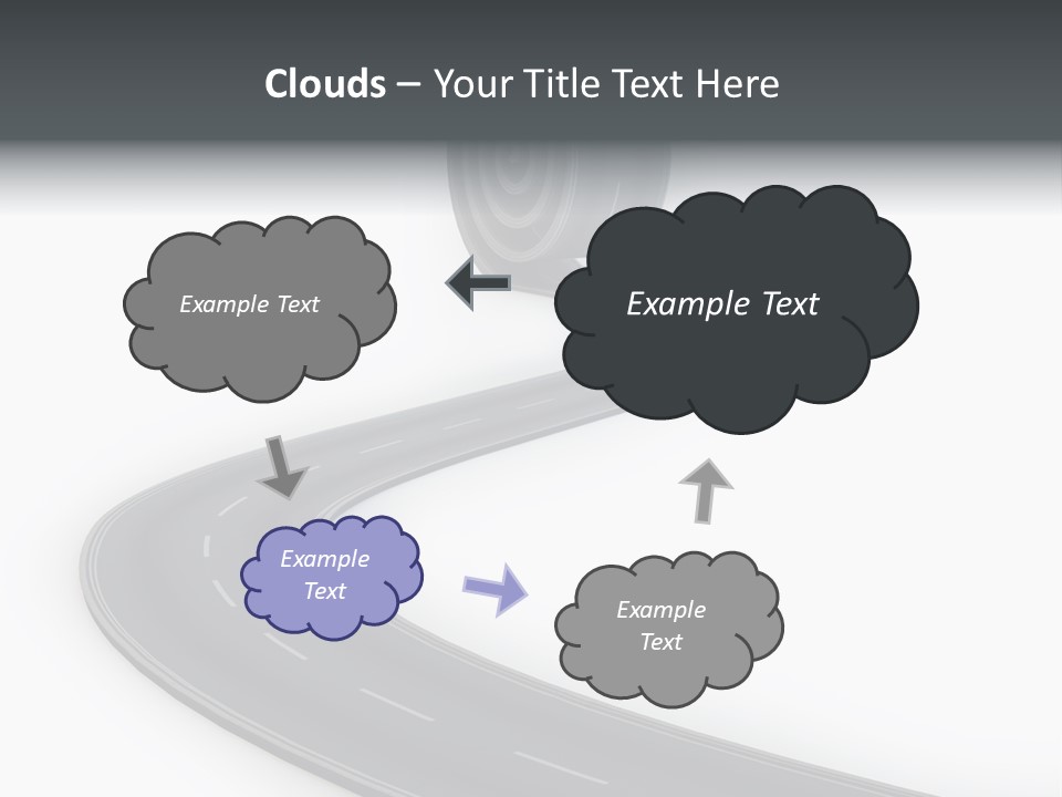 Way Outdoor Path PowerPoint Template