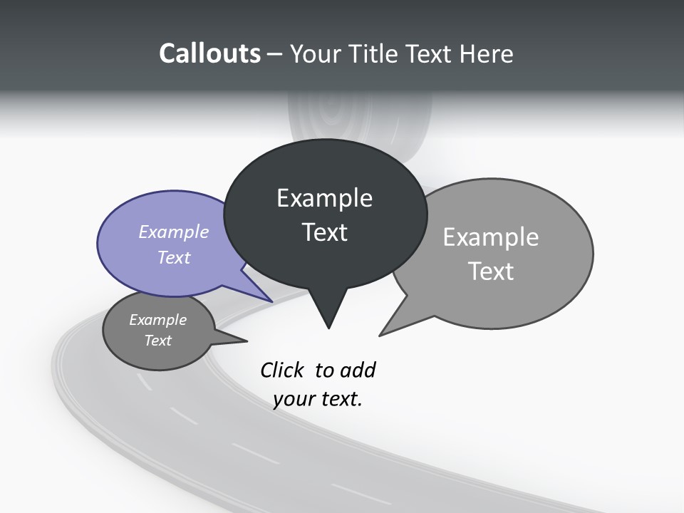 Way Outdoor Path PowerPoint Template