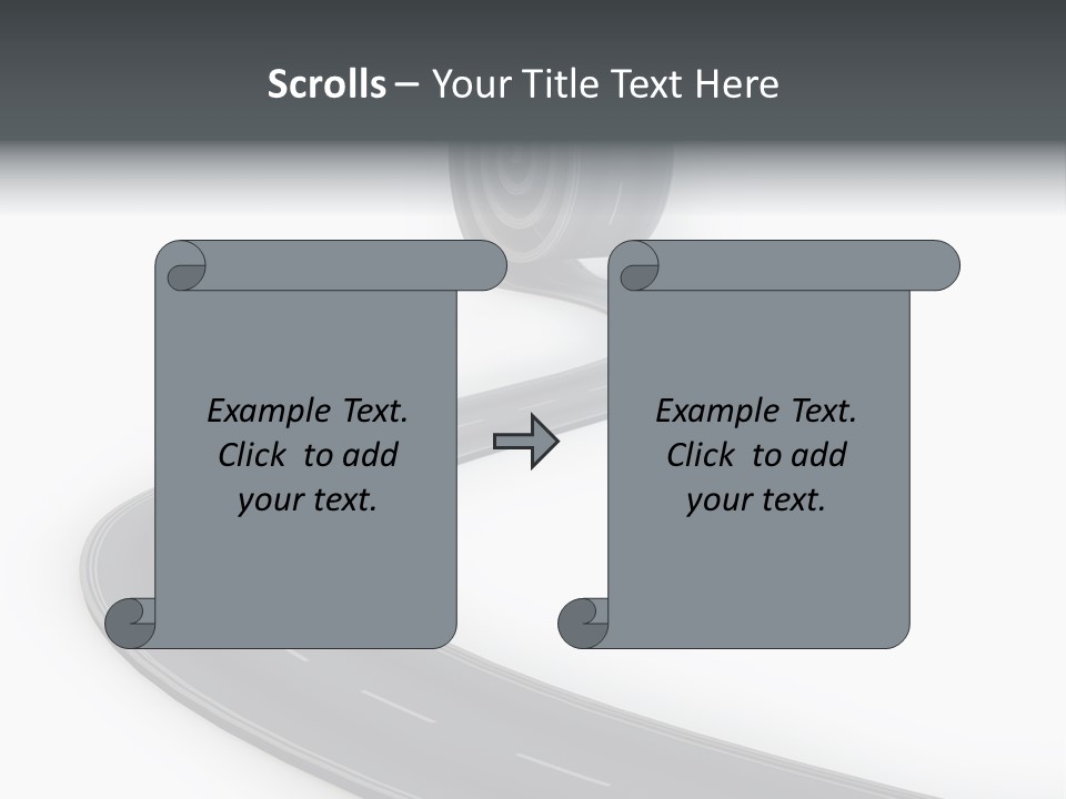 Way Outdoor Path PowerPoint Template