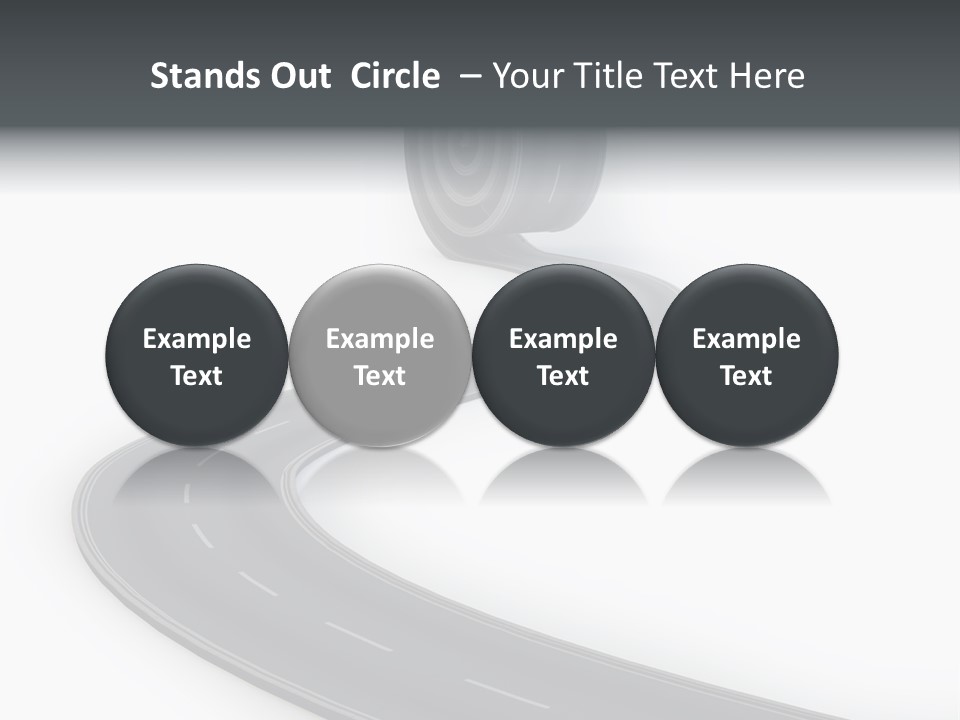 Way Outdoor Path PowerPoint Template