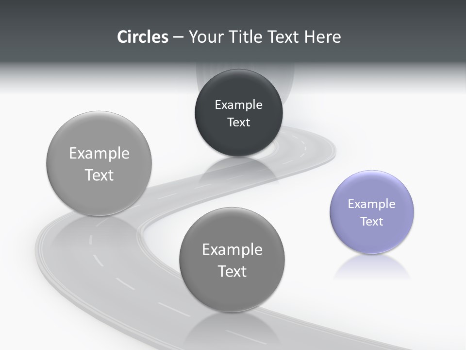 Way Outdoor Path PowerPoint Template