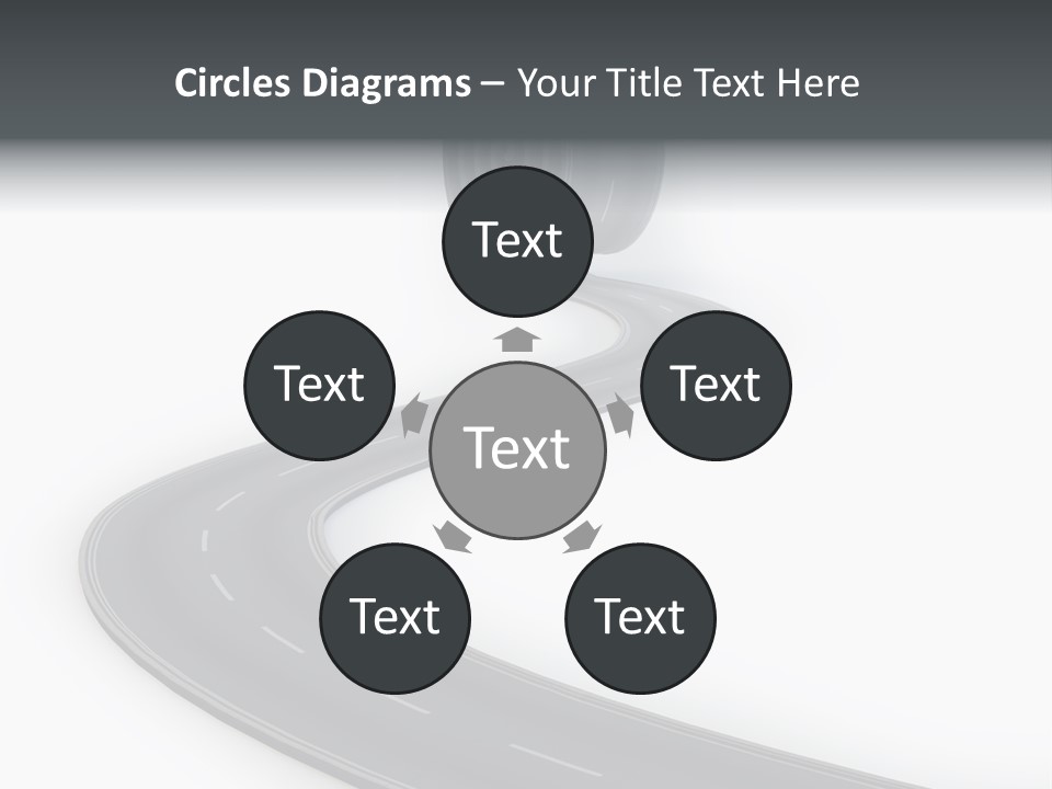 Way Outdoor Path PowerPoint Template