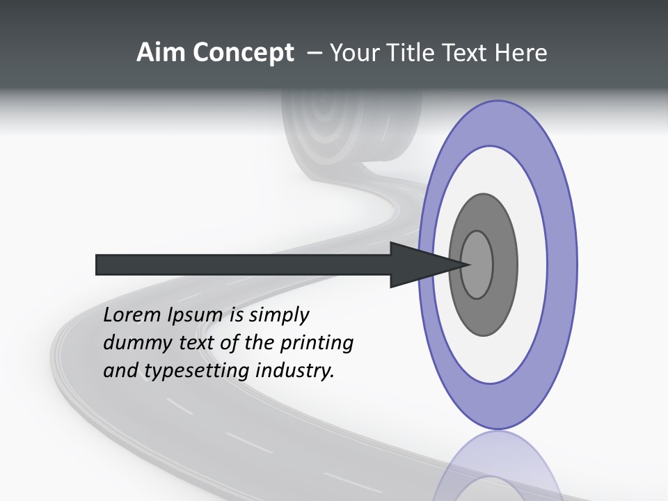 Way Outdoor Path PowerPoint Template