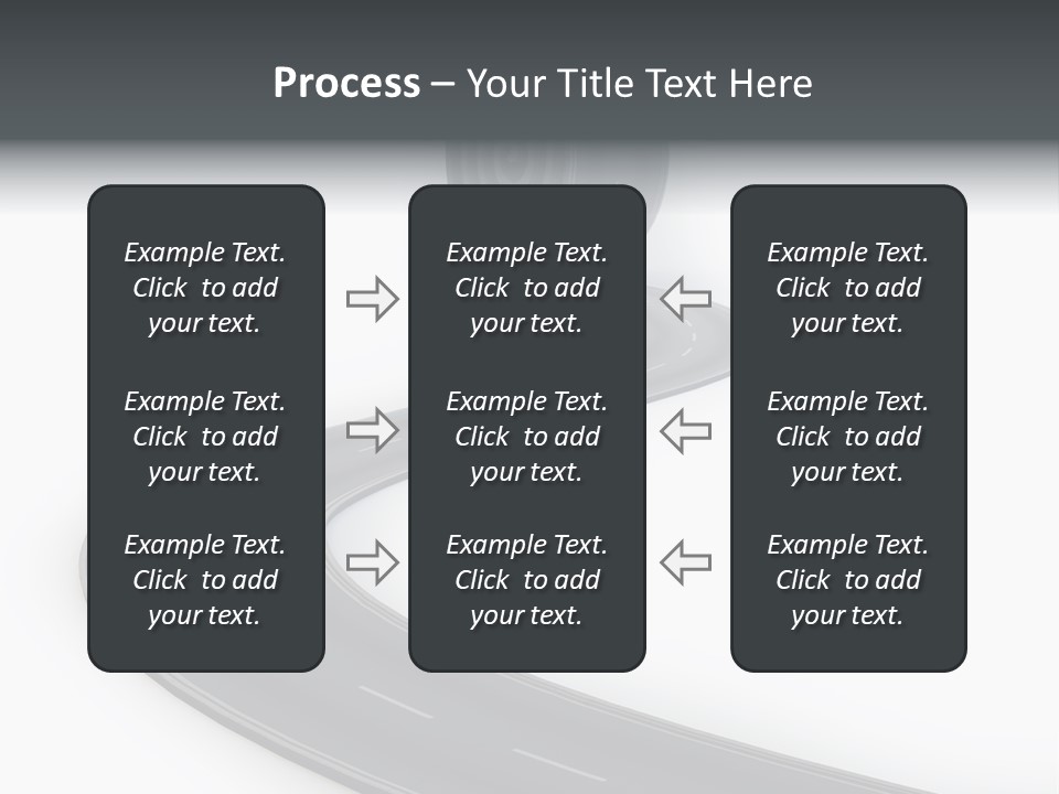 Way Outdoor Path PowerPoint Template