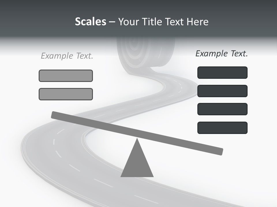 Way Outdoor Path PowerPoint Template