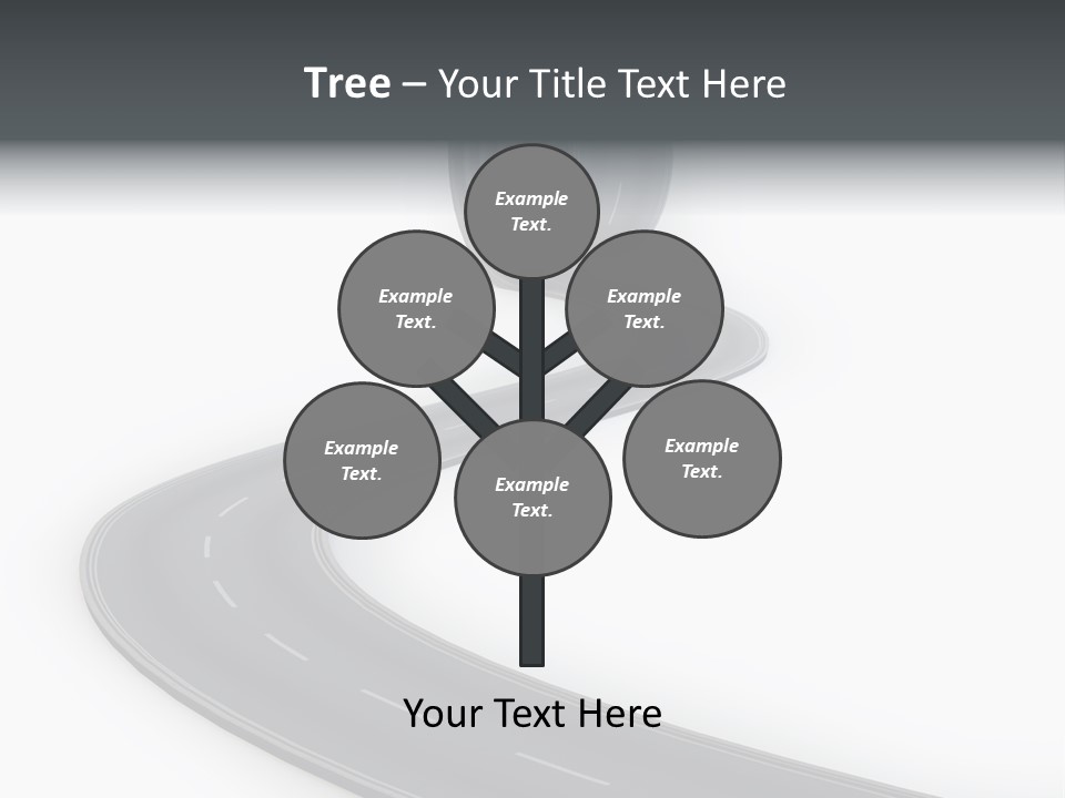 Way Outdoor Path PowerPoint Template