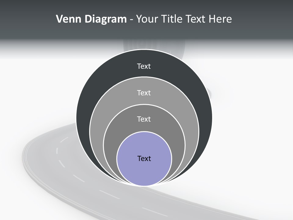 Way Outdoor Path PowerPoint Template