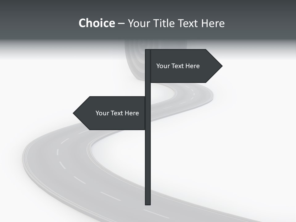 Way Outdoor Path PowerPoint Template