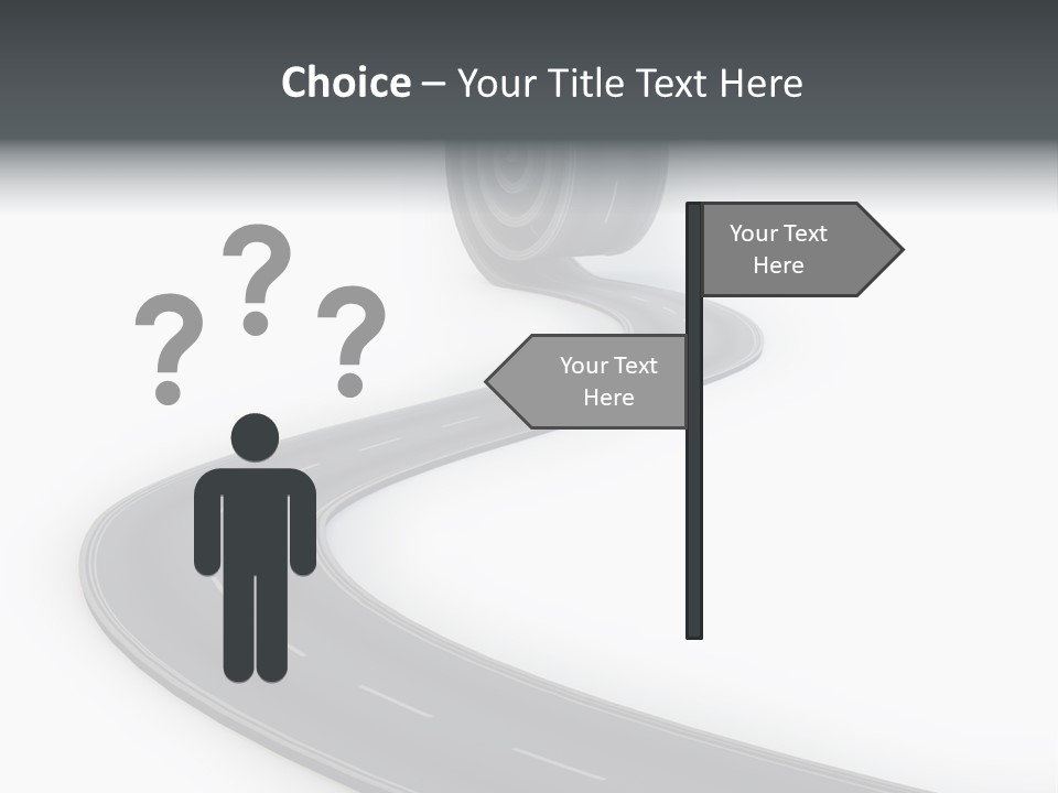 Way Outdoor Path PowerPoint Template