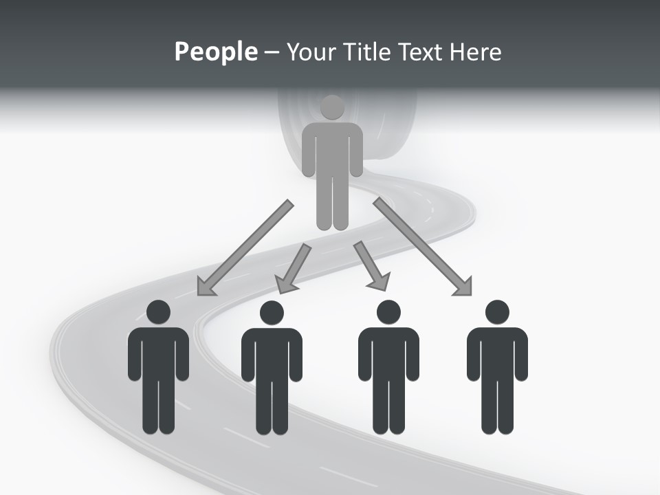 Way Outdoor Path PowerPoint Template