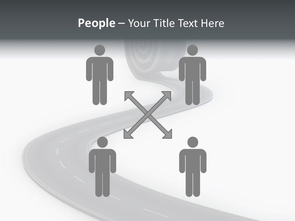 Way Outdoor Path PowerPoint Template