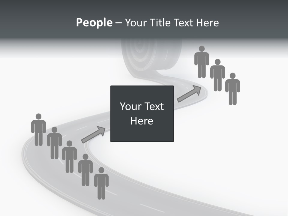 Way Outdoor Path PowerPoint Template