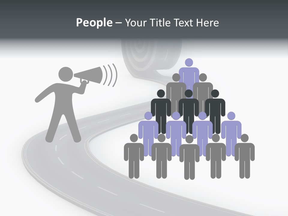 Way Outdoor Path PowerPoint Template