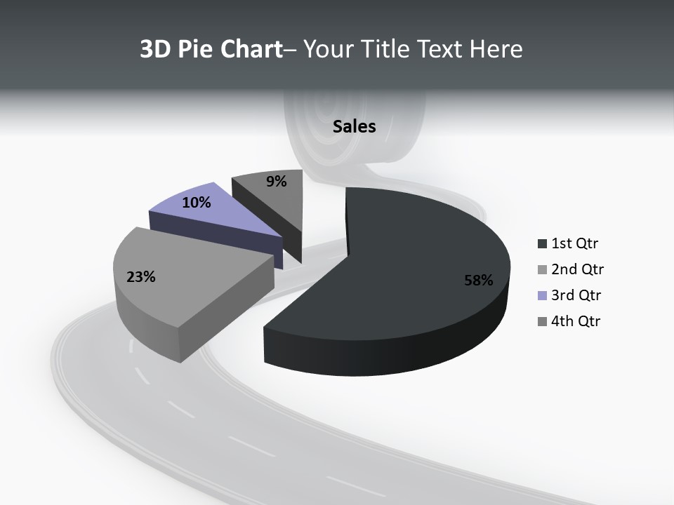 Way Outdoor Path PowerPoint Template