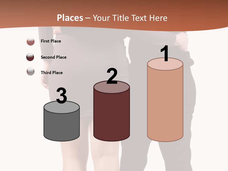 Girl White Female PowerPoint Template