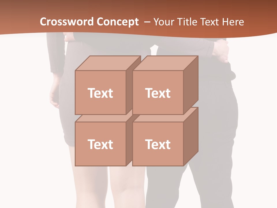 Girl White Female PowerPoint Template