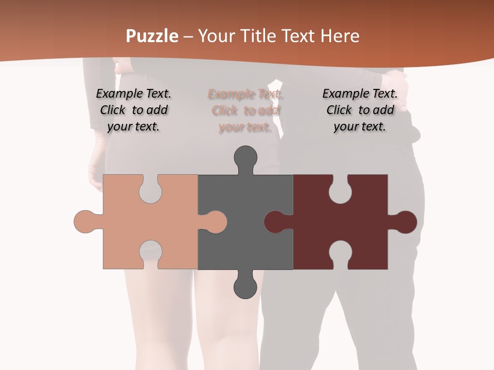 Girl White Female PowerPoint Template