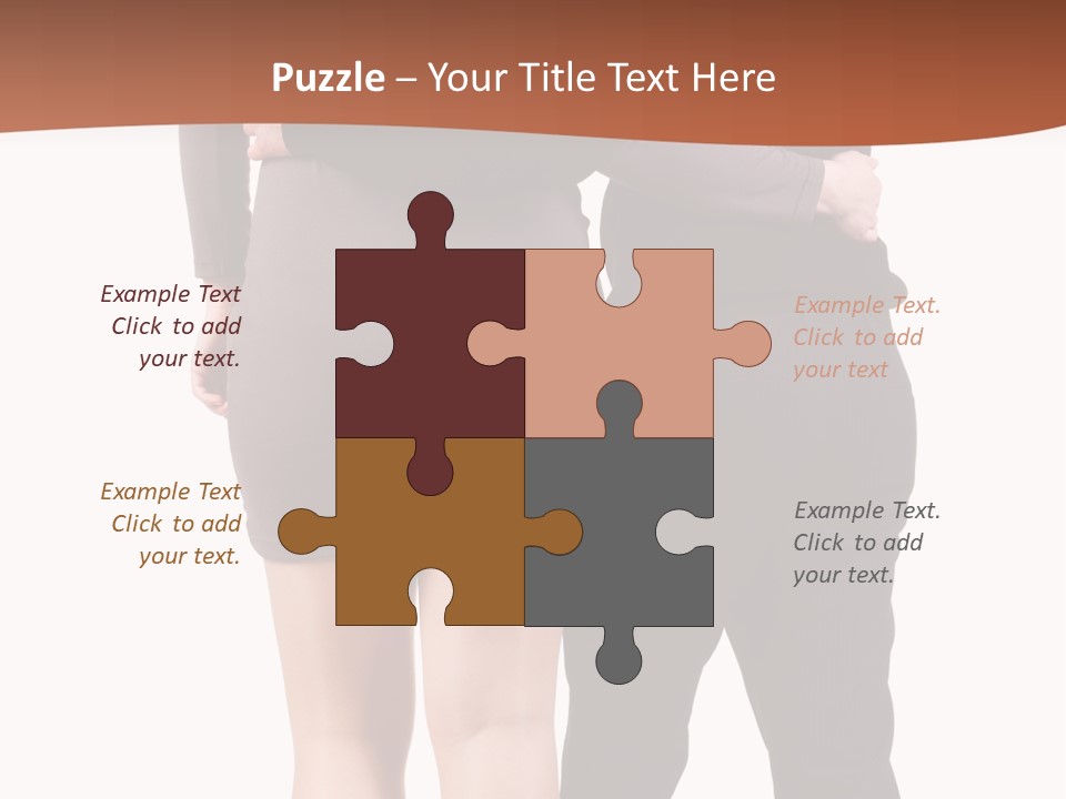 Girl White Female PowerPoint Template